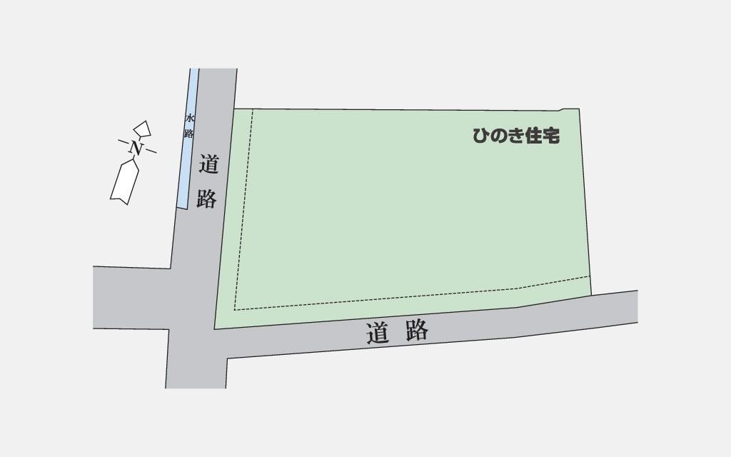 総社市 溝口区画割図